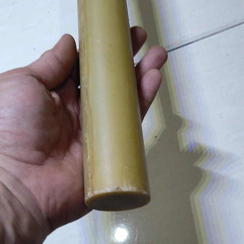 Epoxy Resin Kuning Rod Batangan Diameter 40mm panjang 1meter