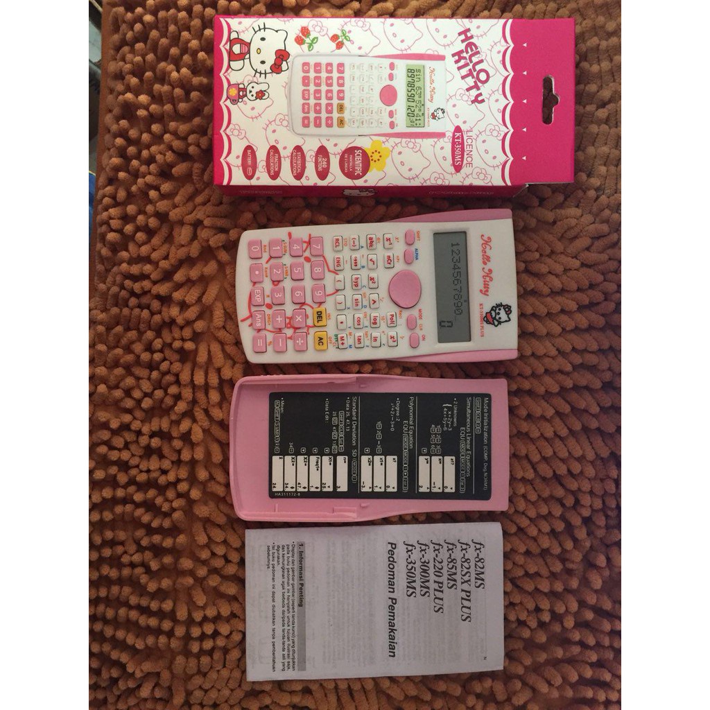 

Kalkulator motif Hello Kitty model TUTUP
