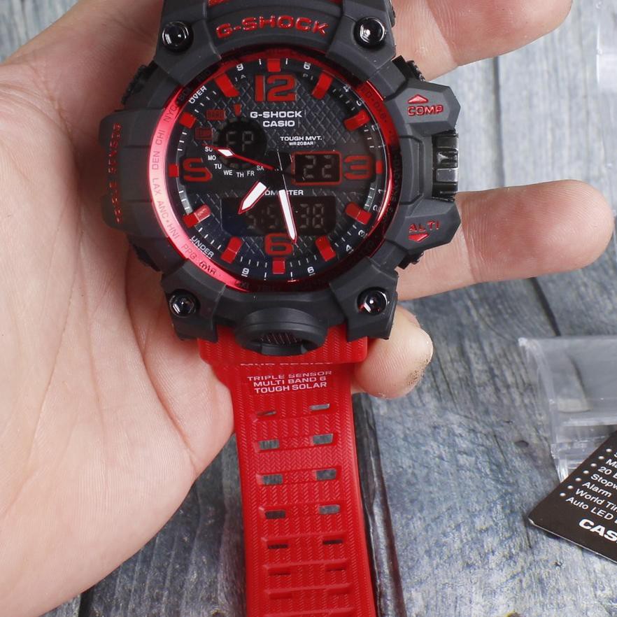 Harga Grosir!!! PALING MURAH !!! G-Shock Casio Mudmaster GWG1000 Full Merah Red jam tangan digital p