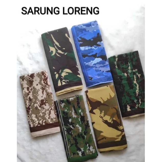 SARUNG LORENG ARMY/SARUNG LORENG TNI/SARUNG LORENG SHOLAT