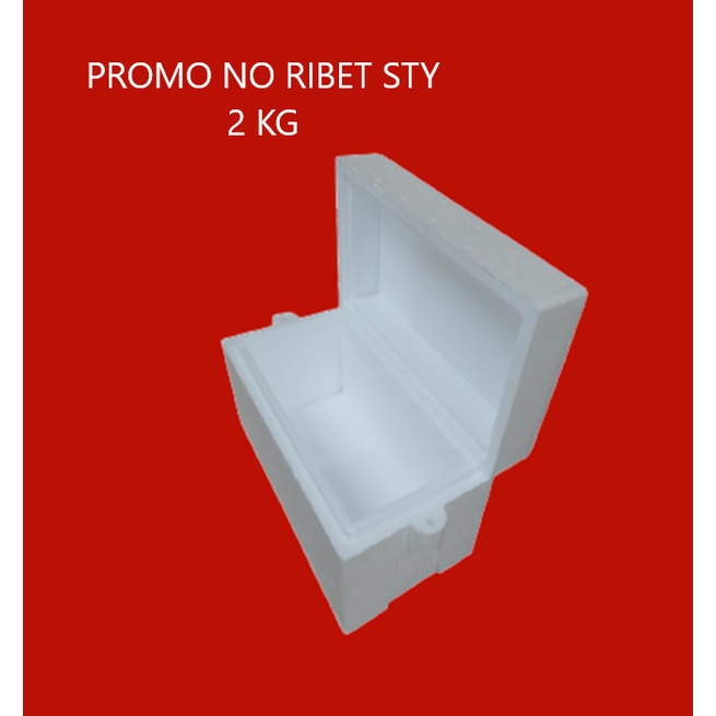 STYROFOAM BOX 2 KG /BOX/STYROFOAM /STEROFOAM /KAPASITAS 2 KG/BOX MULTIFUNGSI /BOX TERBAIK/TERMURAH/B