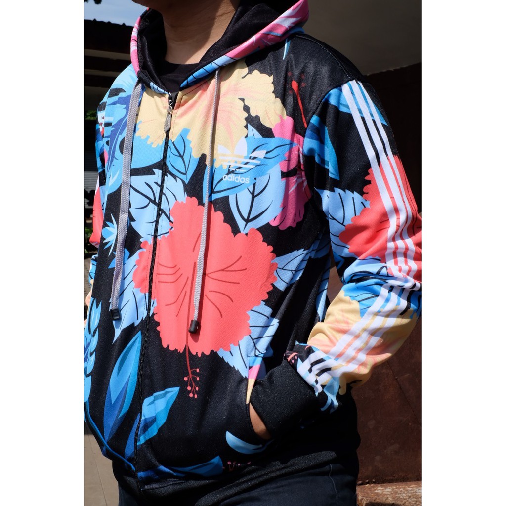 Jaket Tracktop Hoodie Addidas Motif Material Lotto Terbaru Terlaris