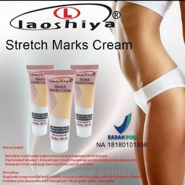 LAOSHIYA STRETCH MARK CREAM ORIGINAL BPOM