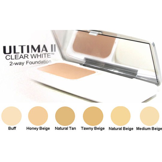 Jual Ultima Ii Clear White 2 Way Foundation Bedak Padat Kota Semarang Zahra Beauty Olshop Tokopedia