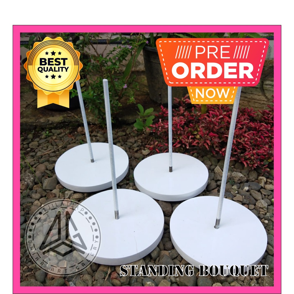 standing bouquet, bouquet stand ,stand buket,stand buket uang,dudukan buket