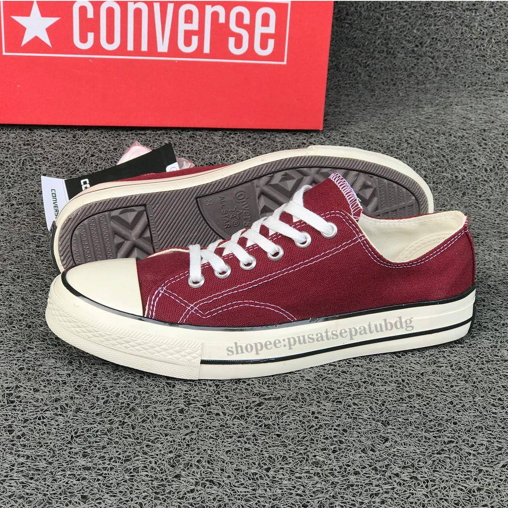 SEPATU CONVERSE 70S LOW CT ALL STAR MAROON