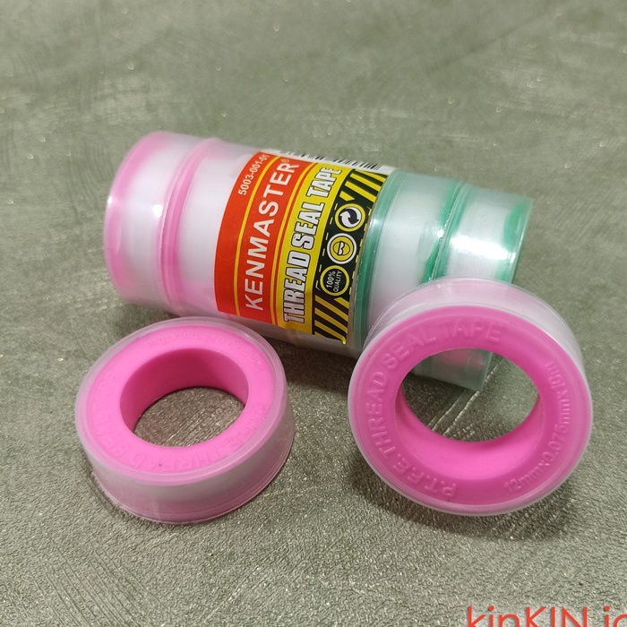 Seal Tape Warna Kenmaster 10 meter ukuran 1.5&quot; - 6 pcs