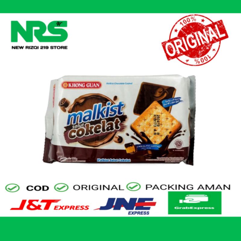 

Khong Guan Malkist Salut Coklat 135g - Malkist Saluut Coklat Khongguan