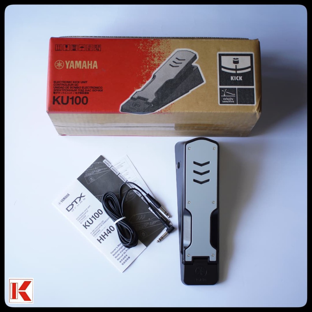 Kick Pedal Drum Yamaha Elektrik KU-100 KU100 KU 100 DTX