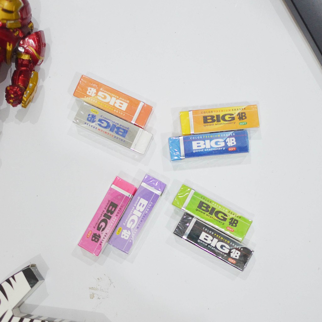 

Penghapus Pensil Premium BIG 1B Soft Warna Warni