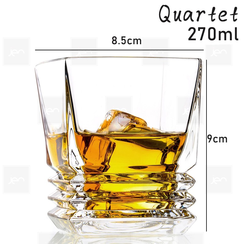 Gelas Whiskey Old Fashioned On The Rocks Gelas Air Minum-QUARTET