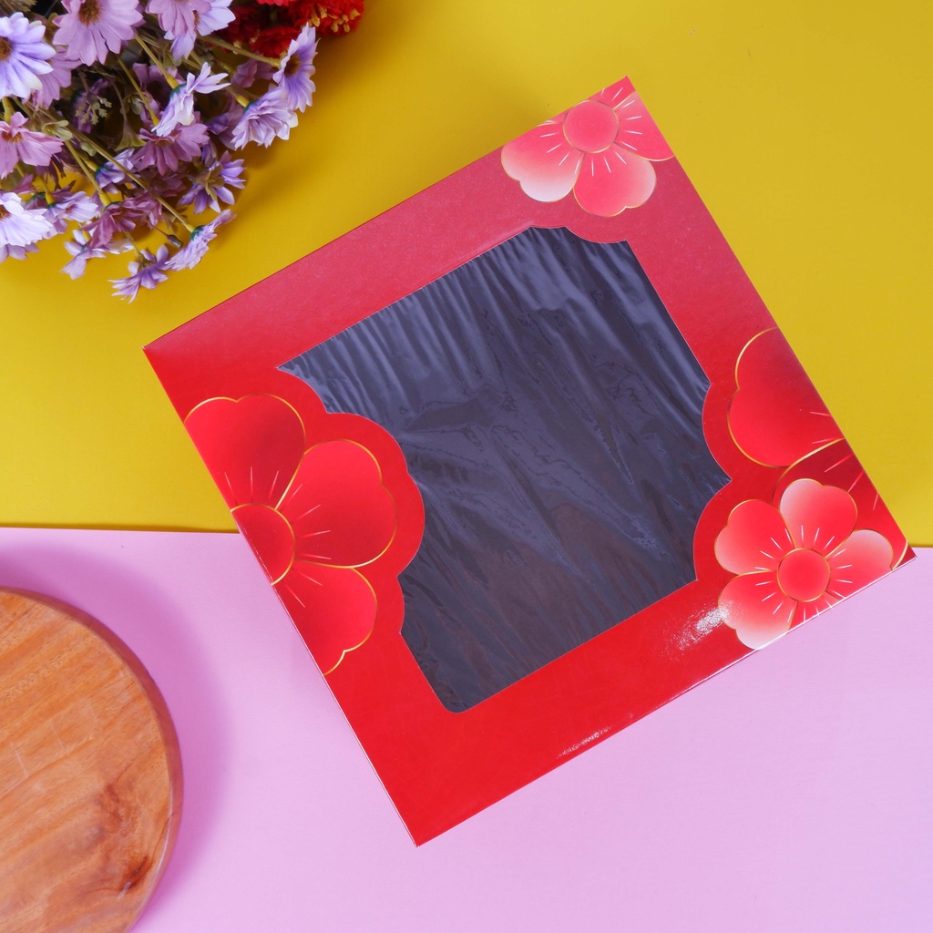 

Box Bunga Merah/ Dus Ukuran 22x22x10 / 2pcs