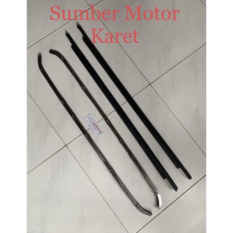 Karet Pelipit Kaca Hardtop Onepiece Luar dan Dalam (Biasa )