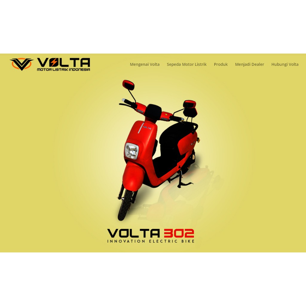  Sepeda Listrik Volta 302  Electric Motorcycle Shopee 