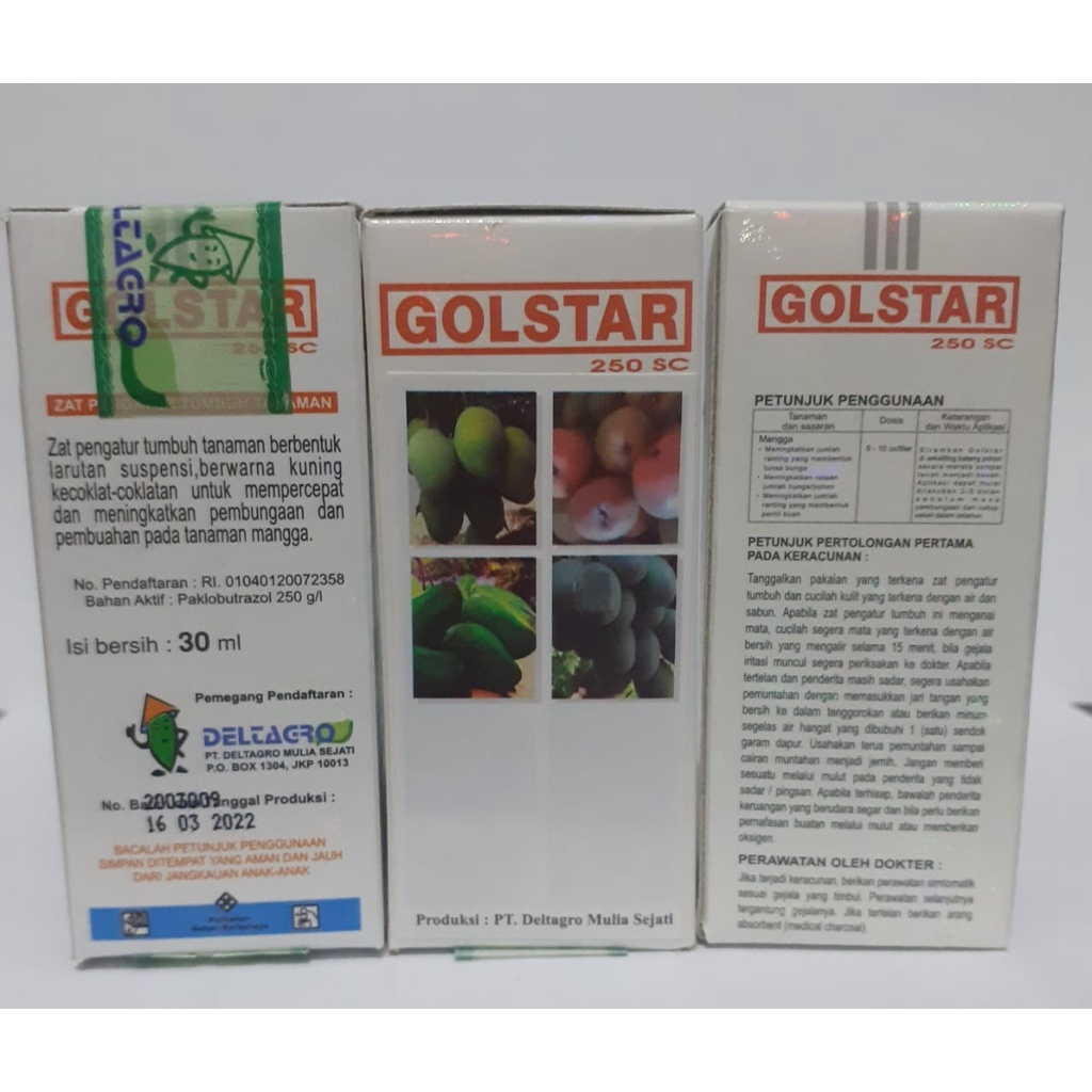 GOLSTAR 30 ML Pupuk Buah Super cepat