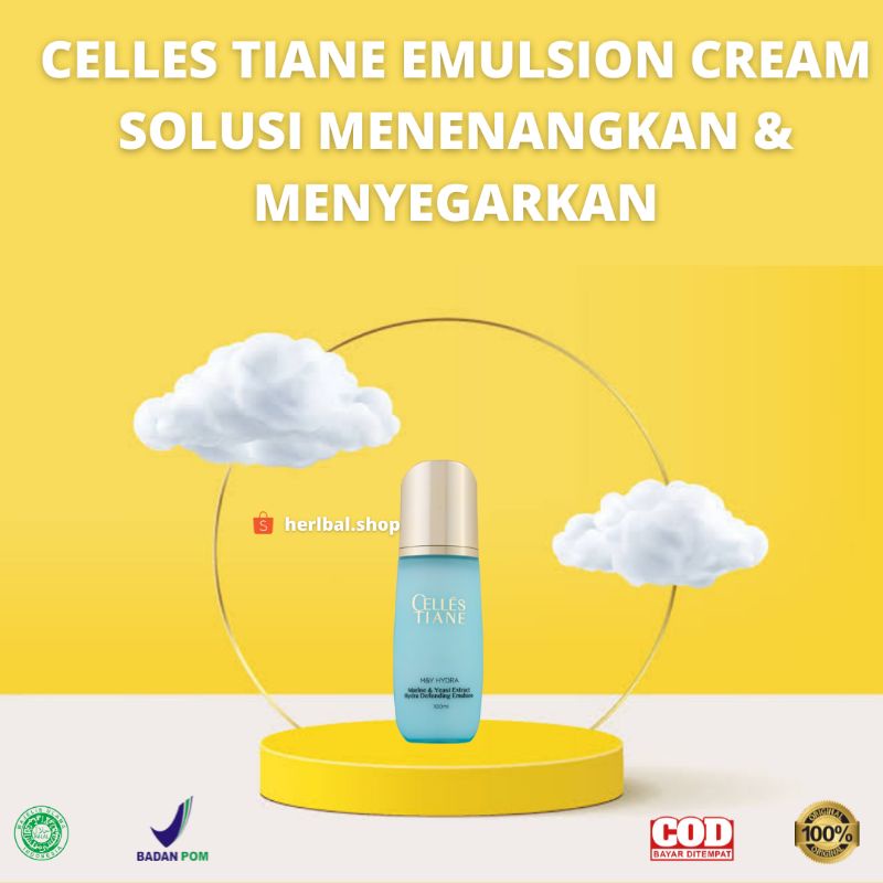 TIENS ORIGINAL SKINCARE CELLES TIANE M&Y EXTRACT HYDRA DEFENDING EMULSION GLOWING SEGALA JENIS KULIT