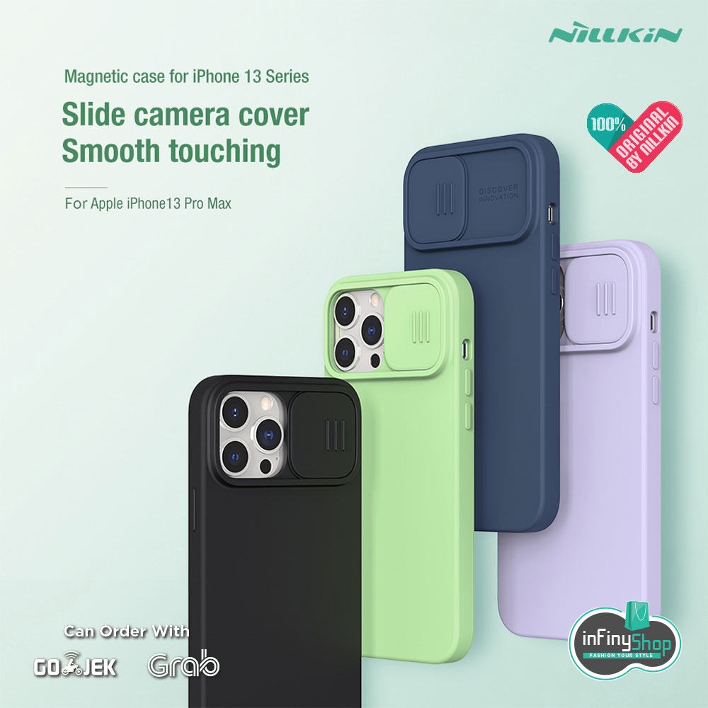 APPLE IPHONE 13 PRO MAX - CAMSHIELD SILKY MAGNETIC SILICONE CASE