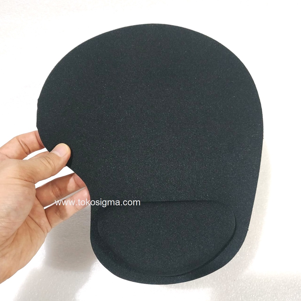 Mouse Pad Bantalan Busa Sponge EVA Foam Mat Wrist Rest Comfort Fabric