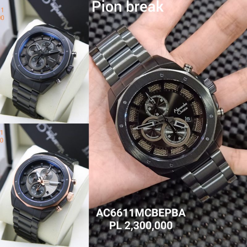 JAM TANGAN PRIA ALEXANDRE CHRISTIE AC 6611 STAINLESS STEEL | AC6611 RANTAI ORIGINAL