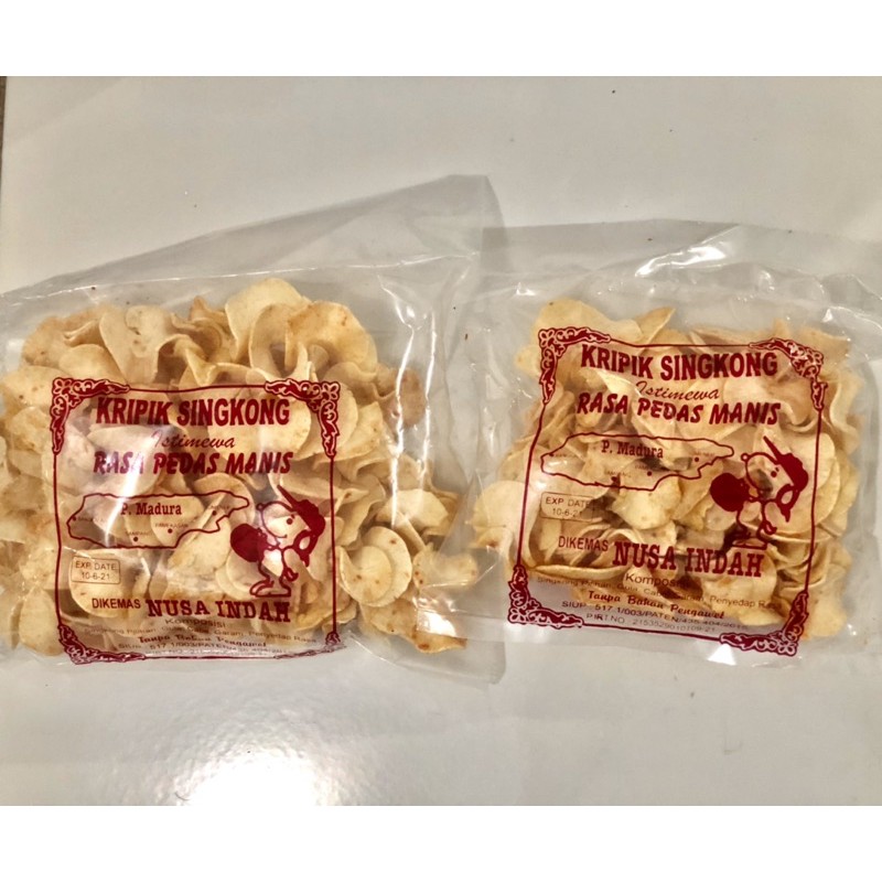 

Keripik Singkong Krenyes Pedas Manis