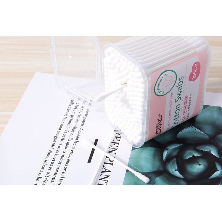 Cotton Bud Box Putih Cotton Buds Cotton Swab White Swabs Lameila