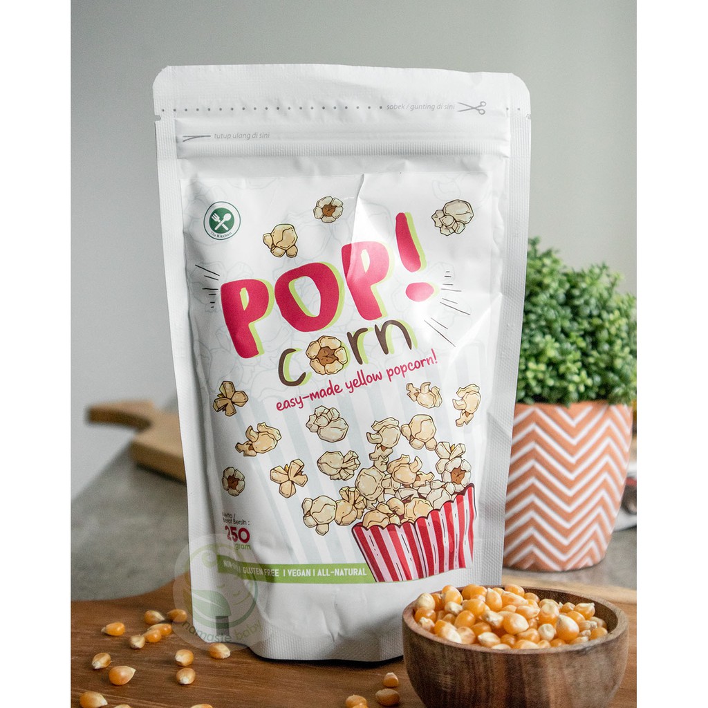 

POP CORN - EASY MADE NON GMO YELLOW POPCORN 250GR