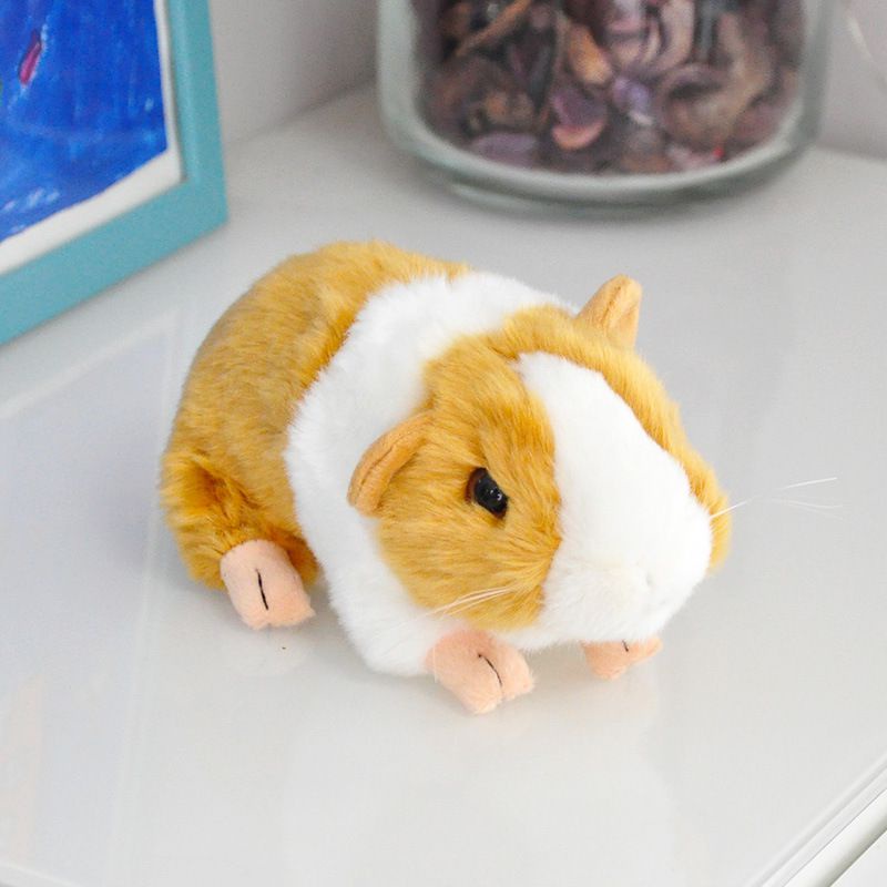 Lifelike Guinea Pig Plush Animal Toy Children Birthday Collection Gifts Orange