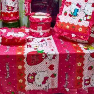 GROSIIR KITCHEN SET..taplak meja makan.. tudung saji. Ttup kulkas motif monstar 2