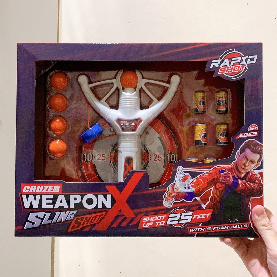 Cruzer Senjata Mainan Weapon-x Slingshot