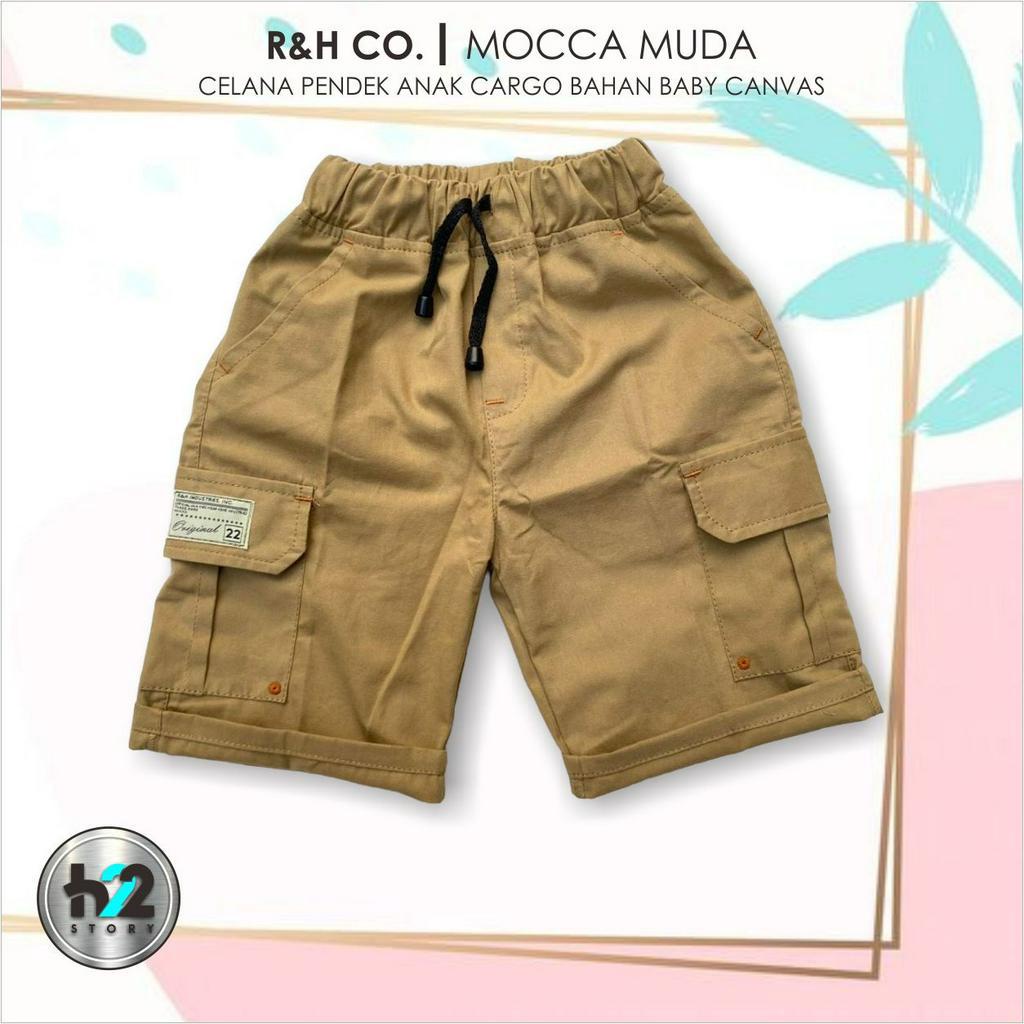 Him22Story Celana Anak  Pendek / Cargo Pendek Anak / Bahan Baby Canvas