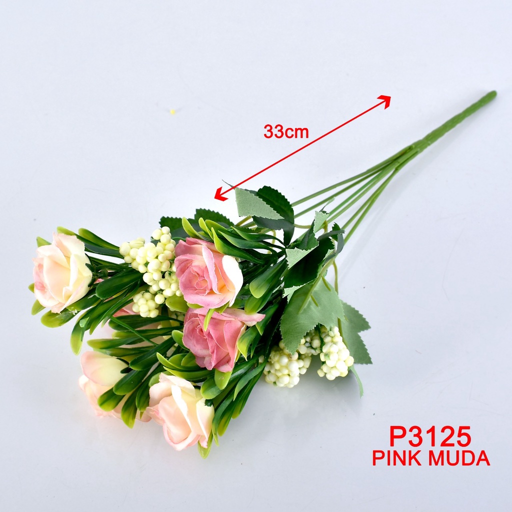 TIB COD P3125 ( 1 KILO BISA MUAT 28PCS ) BUNGA DEKORASI/BUNGA HIAS/BUNGA ARTIFISIAL/BUNGA IMPORT-3