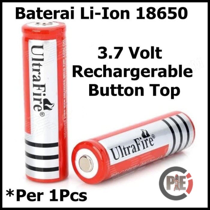 Baterai Cas Ultrafire 18650 Rechargeable