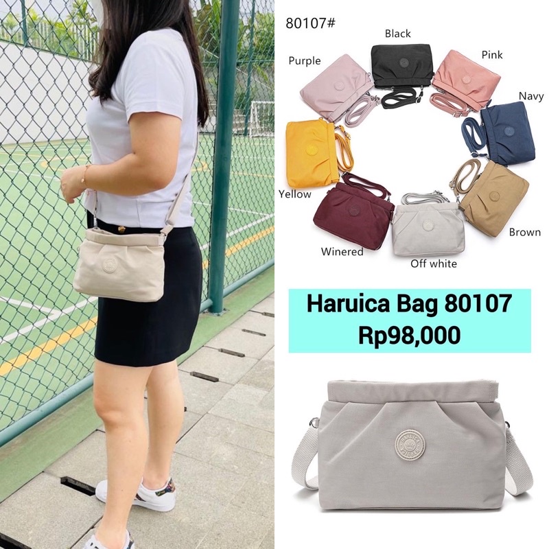 HARUICA BAG 80107 Tas Selempang Wanita Original Import - Sling Bag - Recommended High Quality Casual Bag