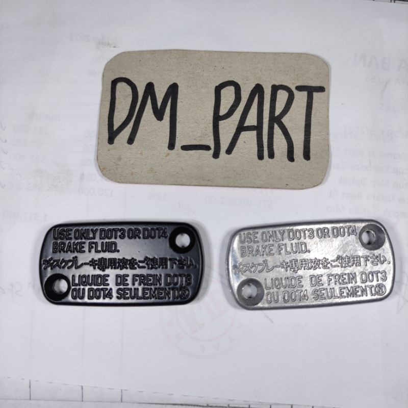 BESI TABUNG MINYAK OLI TUTUP MASTER REM DEPAN KANAN HONDA SUPRA FIT KARISMA BEAT VARIO 110 125 150 I