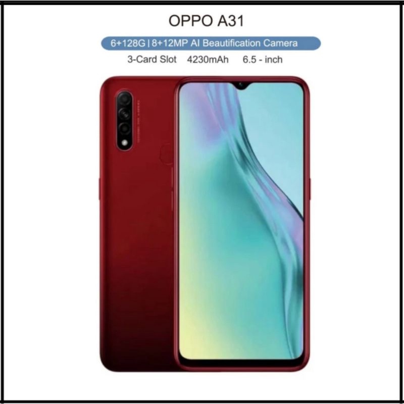 HP OPPO A31 4G 6GB/128GB Garansi 1Tahun