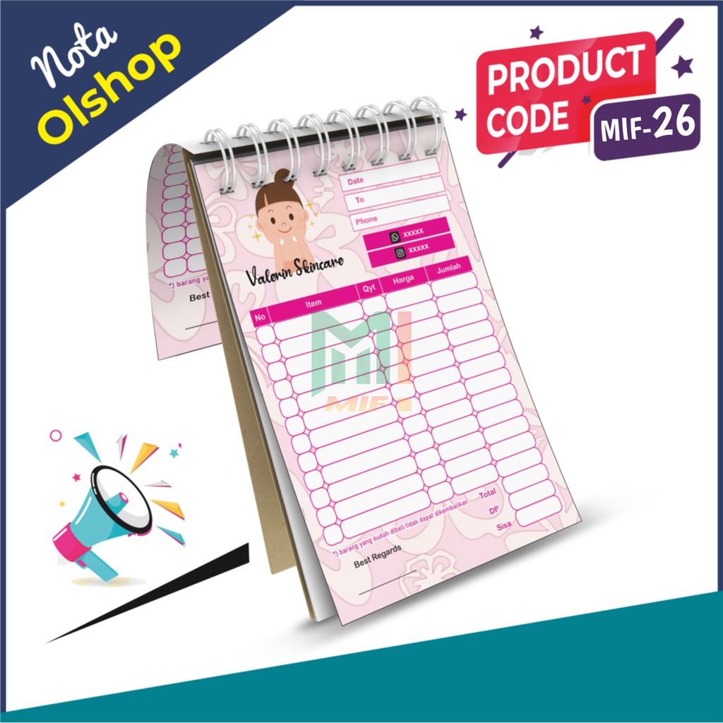 

Nota Olshop Custom Uk. 10x16 (1/4)