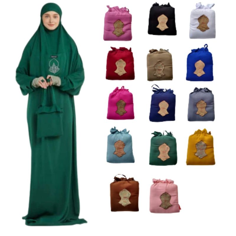 MUKENAH HADRAMAUT BORDIR TEROMPAH TANGAN MANSET