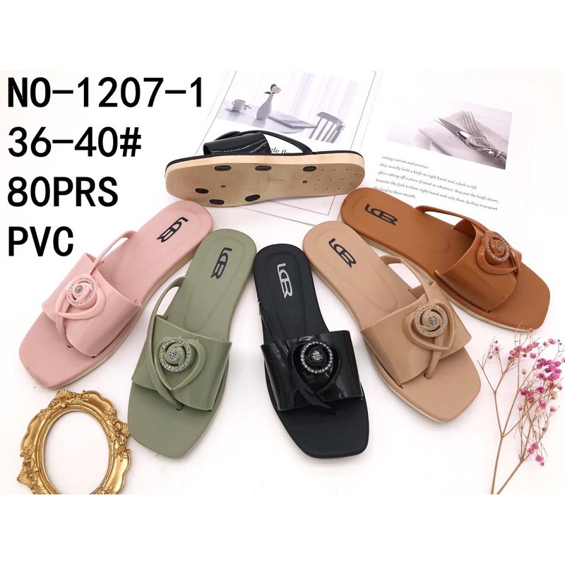 Sandal Slop Love Permata Import LCR 1207-1