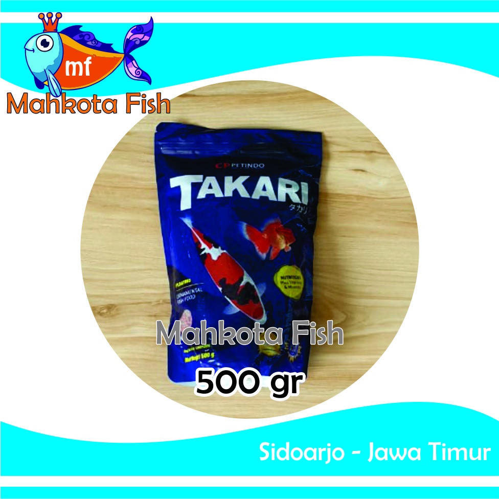 TAKARI 500 gr | Pakan Ikan TAKARI 500gr | Makankan Ikan | Pelet Ikan Hias Takari