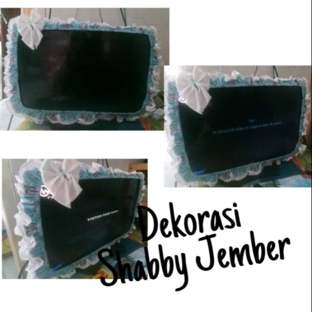 Shabbykatunjember Cover Tv Bando TV Sarung TV 35-45-55inch
