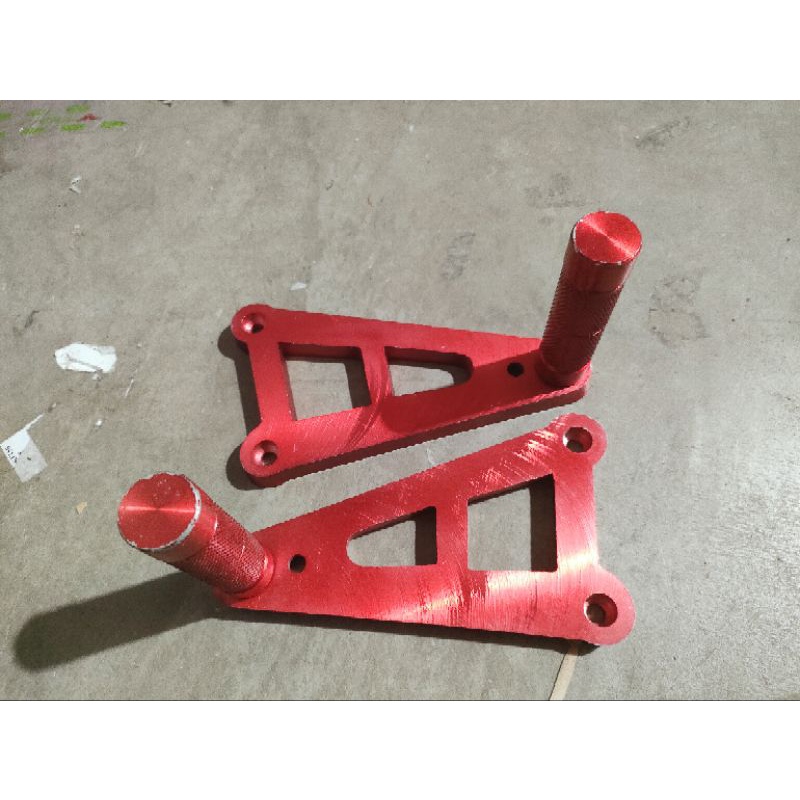 OBRAL STEP DRAG MIO ALUMINUM MERAH LECET SEDIKIT BARANG BARU