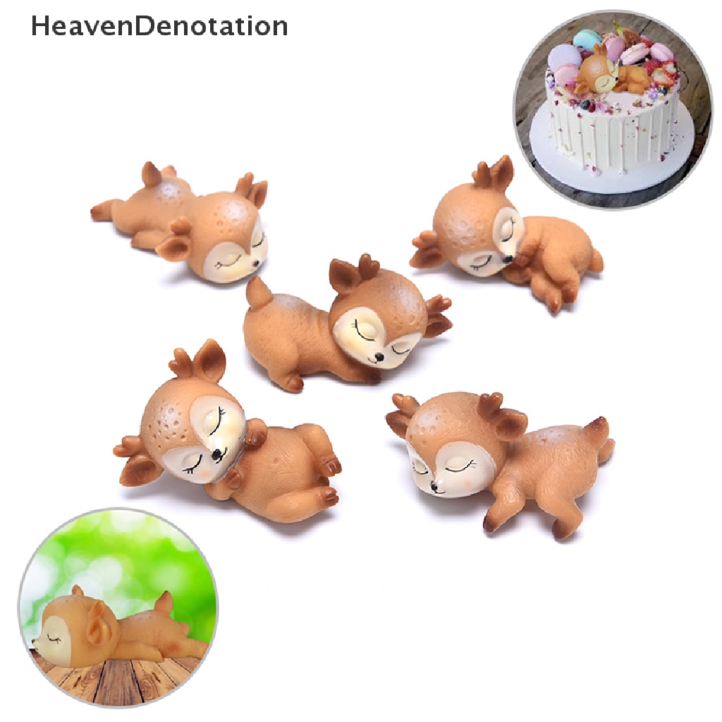 (Heavendenotation) Cetakan Kue / Dessert / Fondant Diy Bentuk Bayi Tidur + Rusa