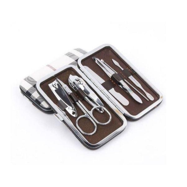 Nail Art Set Perlengkapan Manicure Pedicure 7 Pcs Gunting Kuku Wajah
