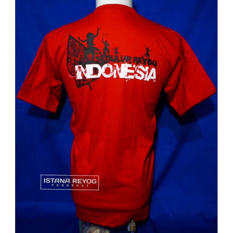 KAOS BUDAYA BUJANGGANONG MERAH PONOROGO JIEGEX/JEGEX. BGF001M