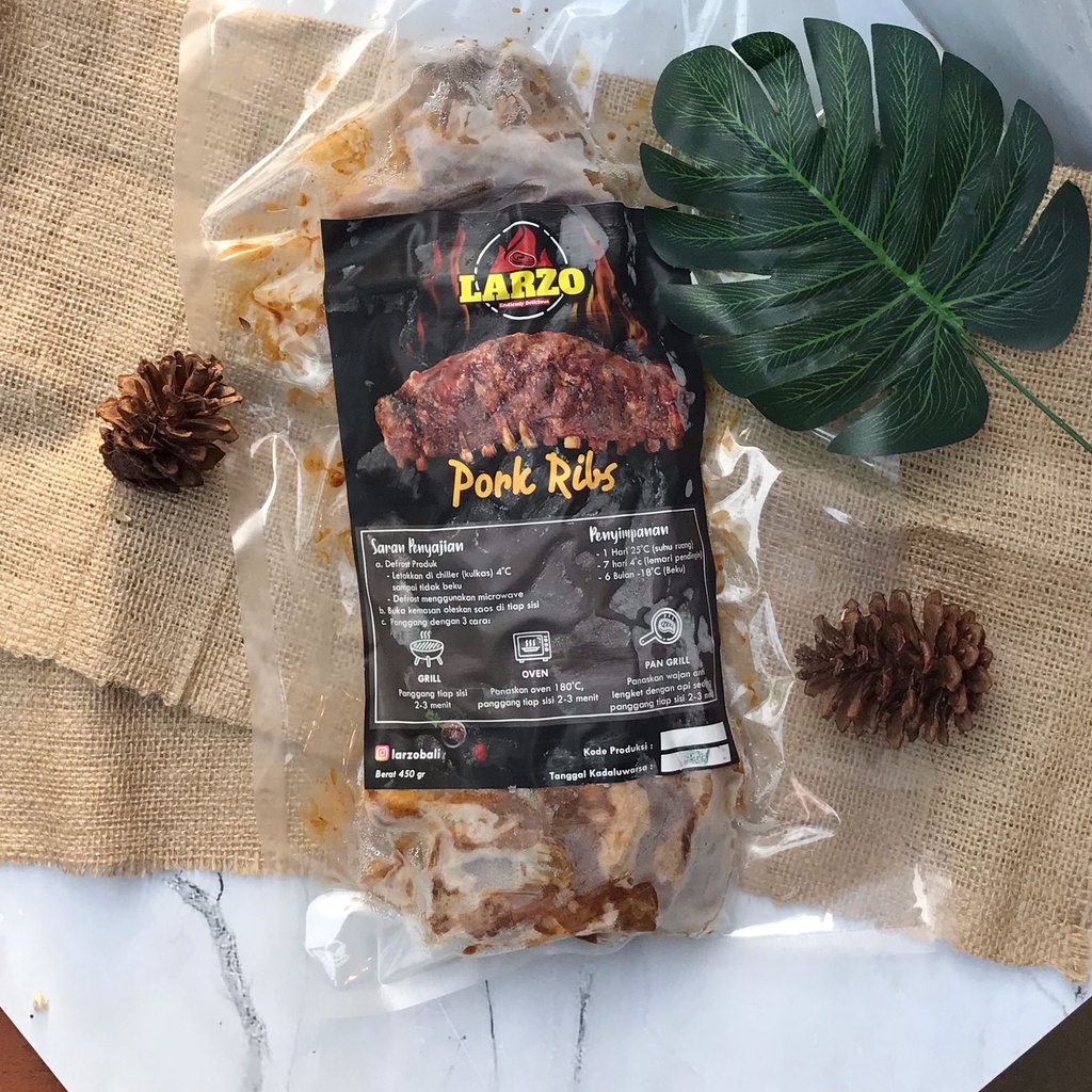 

Larzo Pork Ribs Frozen 500 gram