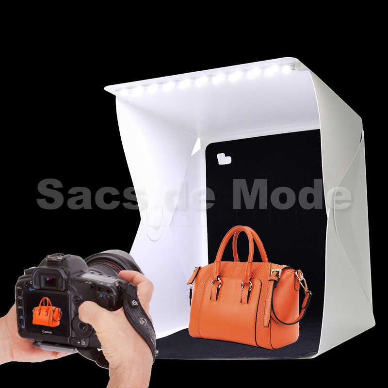 LARGE Photo Studio Box TERMASUK LED Folding Kotak Tempat Foto Portable