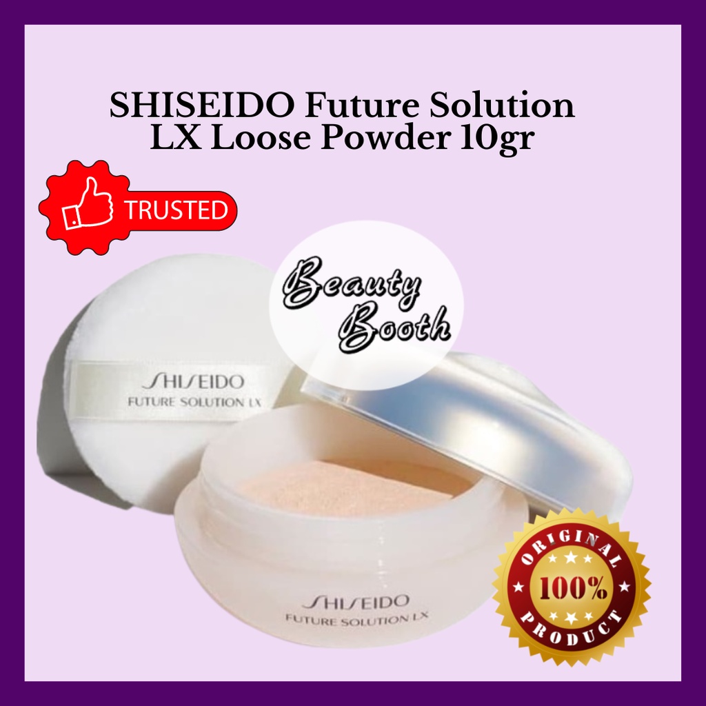 SHISEIDO Future Solution LX Loose Powder 10gr Full Size - Box | Bedak Tabur