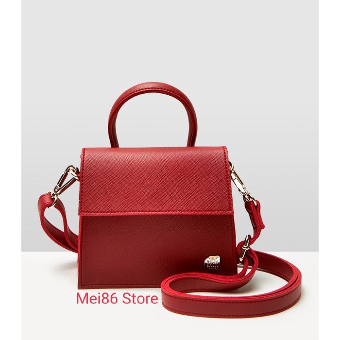 Brunbrun Paris Kynda Maroon Tas Selempang Mini Wanita