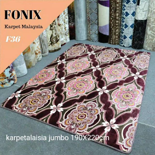 Karpet import malaysia jumbo 190X220 cm