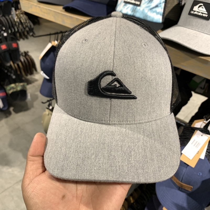 TOPI PRIA QUIKSILVER ORIGINAM GROUNDER GREY SJEH